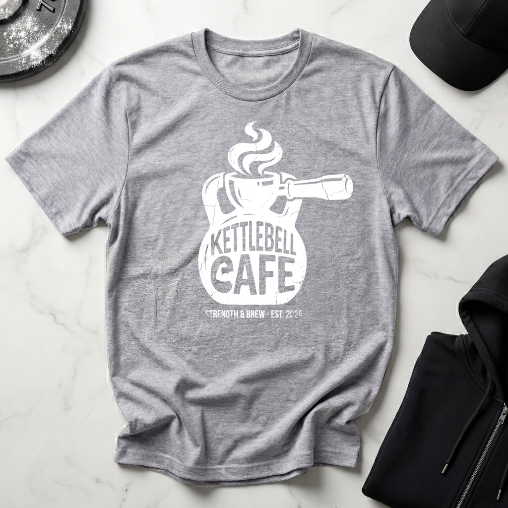 Kettlebell Cafe Designer Vintage Gymwear T-Shirt