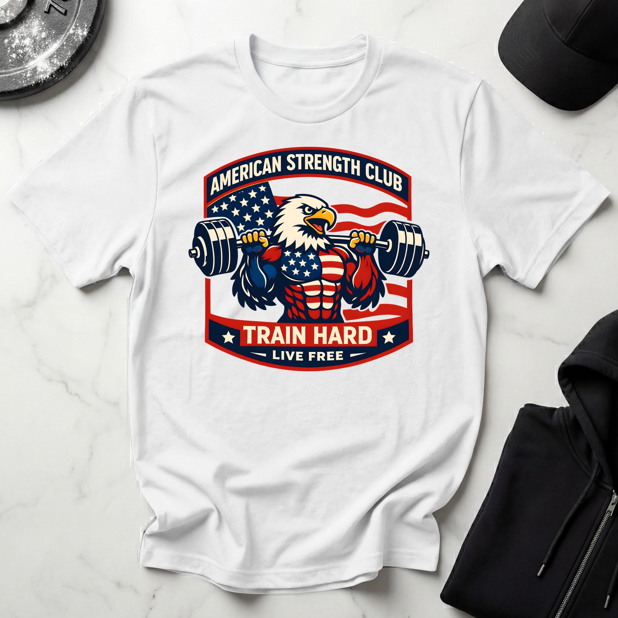 Amercan Strength Club Gymwear T-Shirt