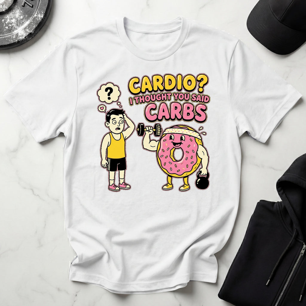 Cardio - I Thought You Said Carbs Gym T-Shirt