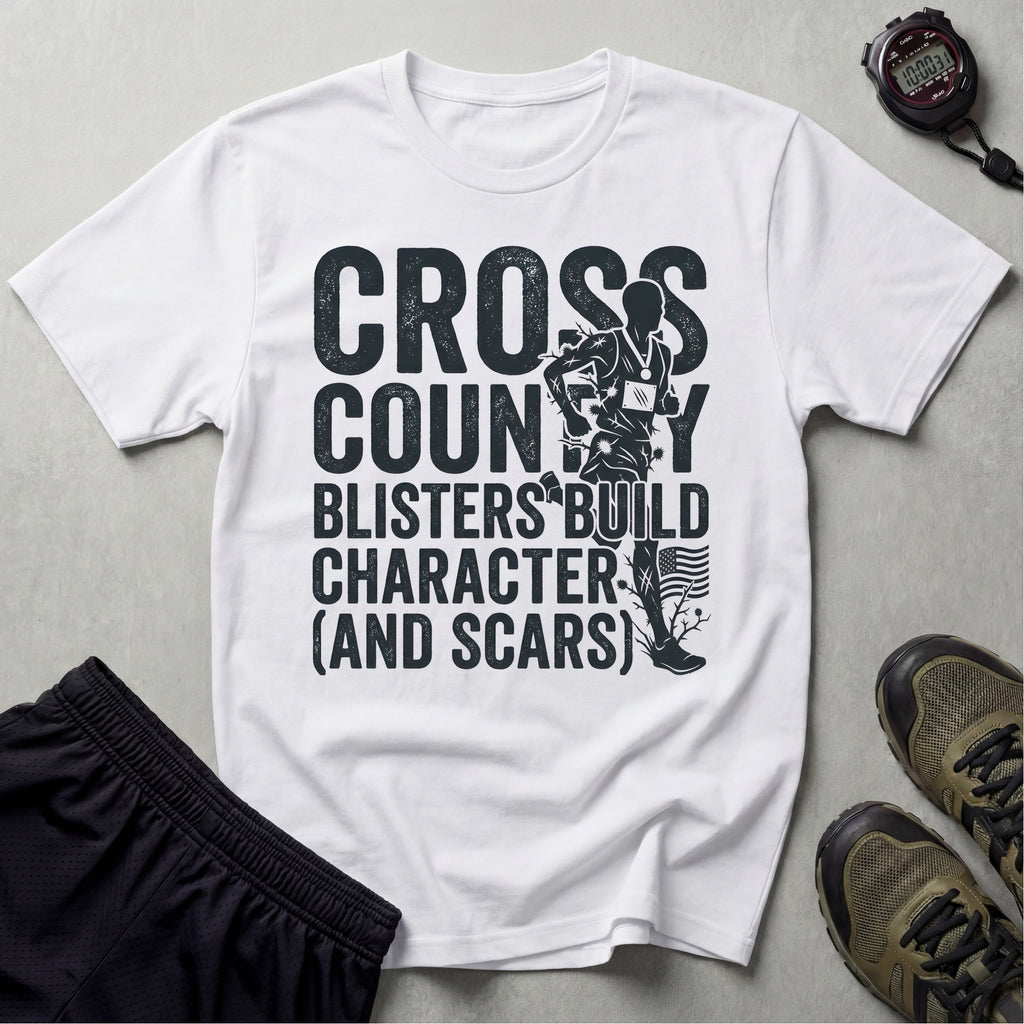 Cross Country Builds Character Gym T-Shirt