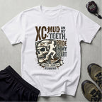 Cross Country Mud In My Teeth Graphic Gym T-Shirt