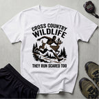 Cross Country Wildlife Run Scared Too T-Shirt