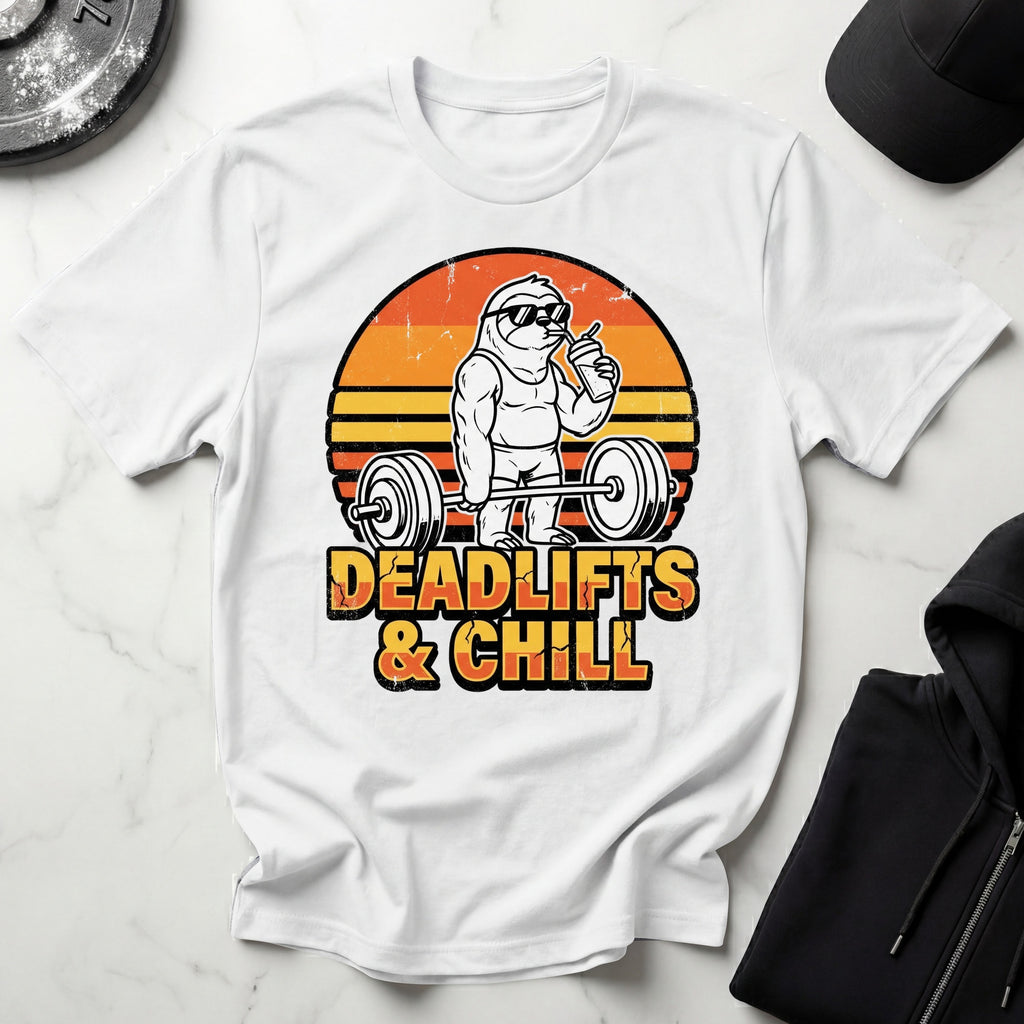 Deadlifts and Chill Gym T-Shirt