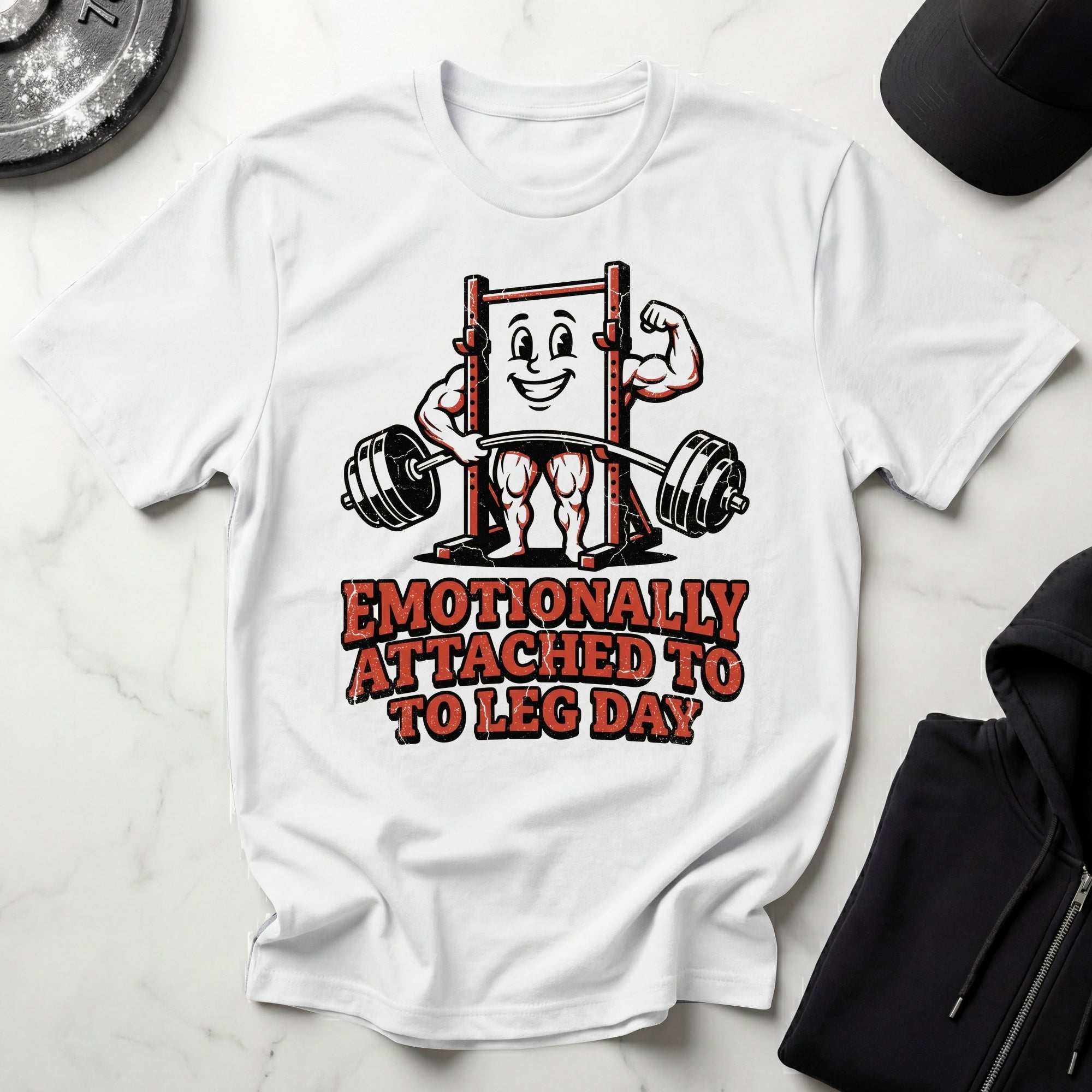 Emotionally Attached to Leg Day Gym T-Shirt