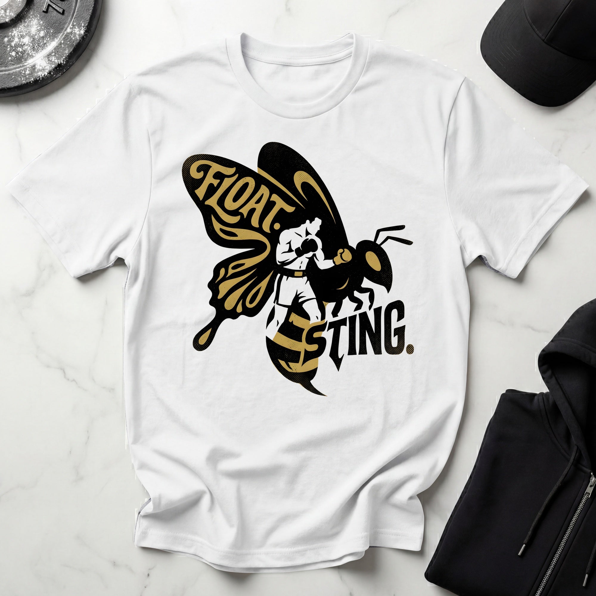 Float Sting Boxing Designer Gymwear T-Shirt