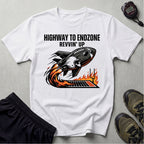 Gridiron Highway To Endzone Rev Up Gym T-Shirt