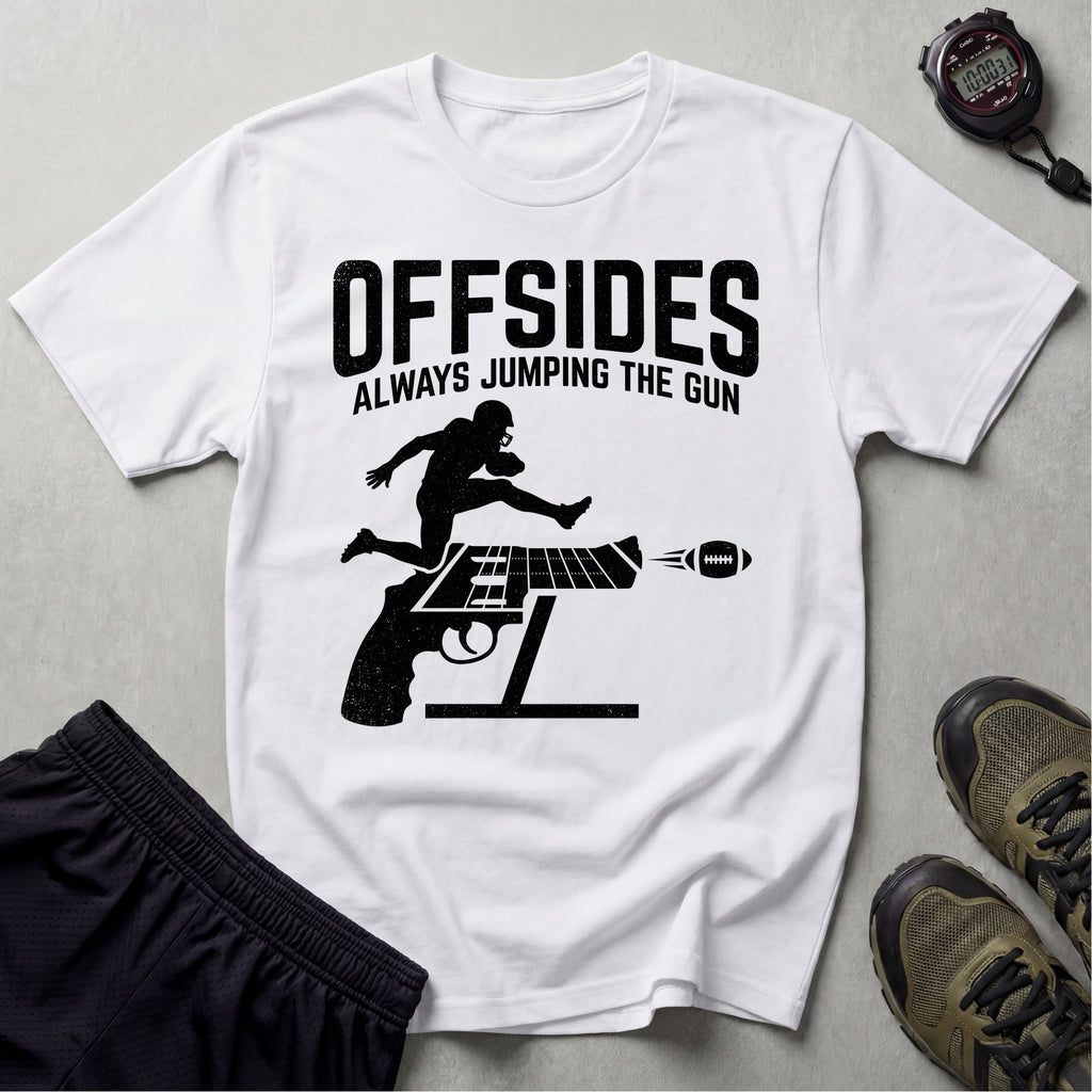 Gridiron Offsides Jumping The Gun Gym T-Shirt