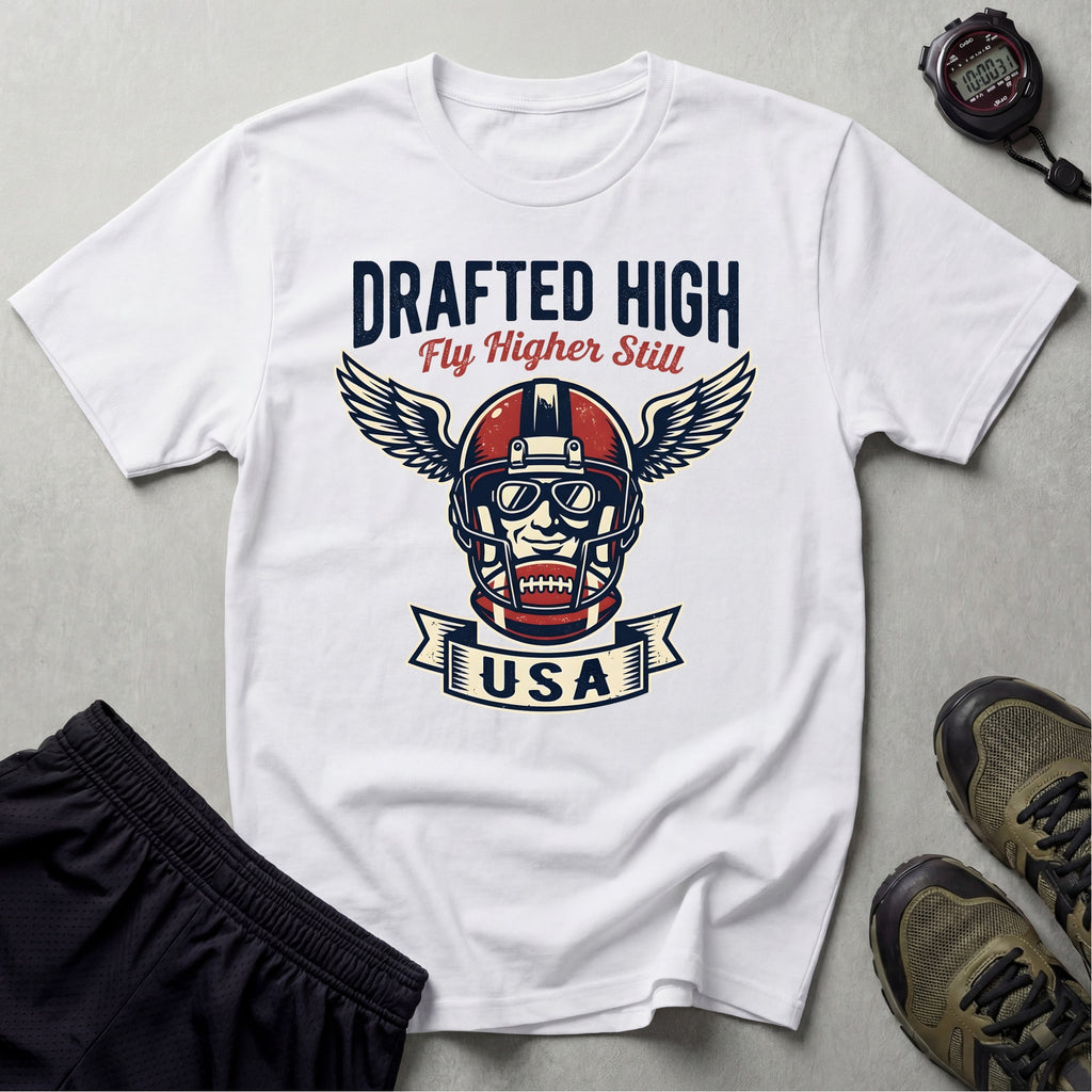 Gridiron Drafted High USA Gym T-Shirt