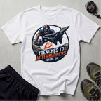 Gridiron Trenches To Afterburners Gym T-Shirt