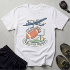 Gridiron Deep Bomb Retro Vintage Gym T-Shirt