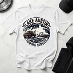 Lake Austin Towing Wakeboard Designer Gym T-Shirt