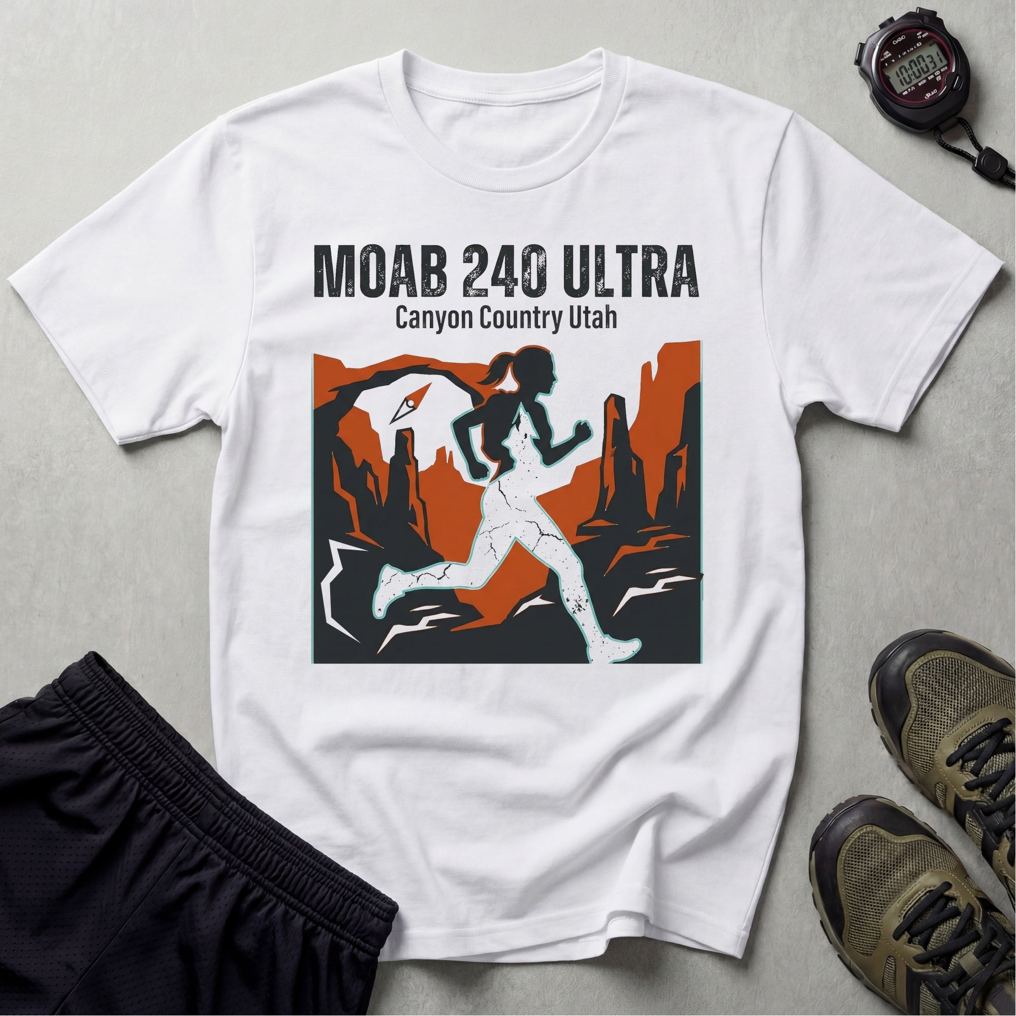 Moab 240 Ultramarathon Utah Gymwear T-Shirt