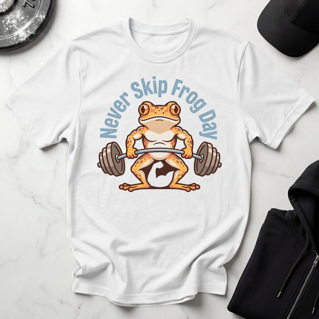 Never Skip Frog Day Vintage Gym T-Shirt