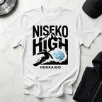 Niseko High Powder Rush Snowboarding Gymwear T-Shirt