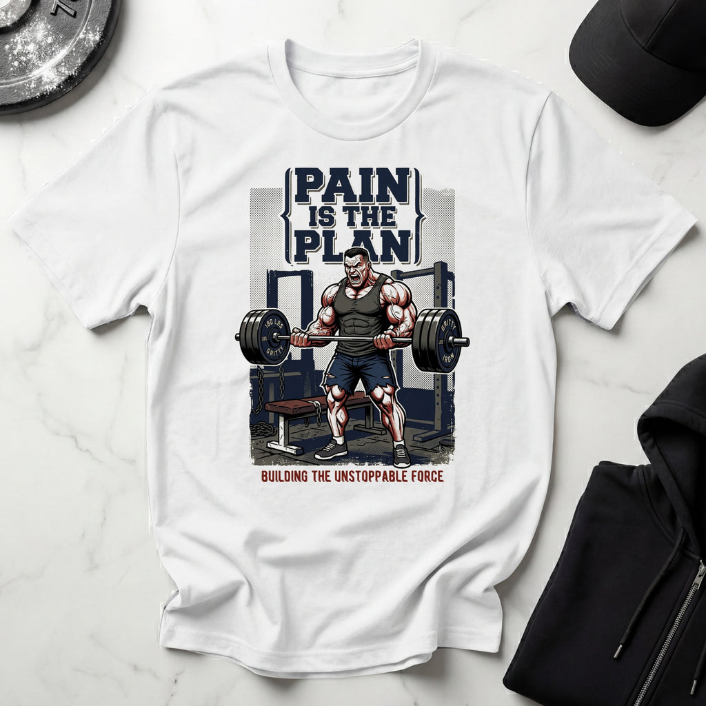 Pain Is The Plan 60s Gym T-Shirt