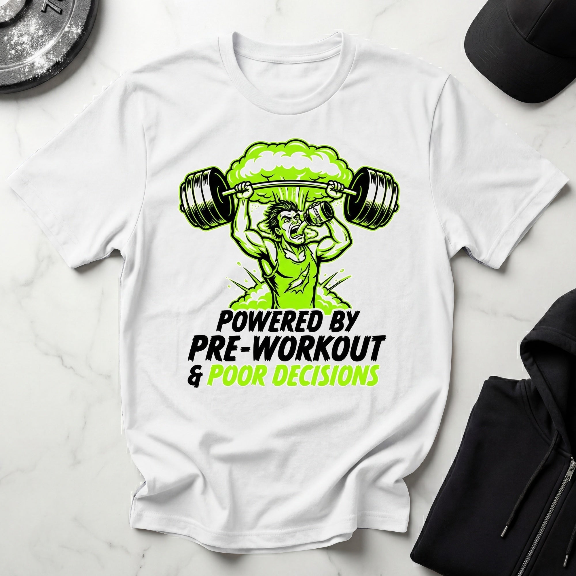 Powered by Pre-Workout Gym T-Shirt