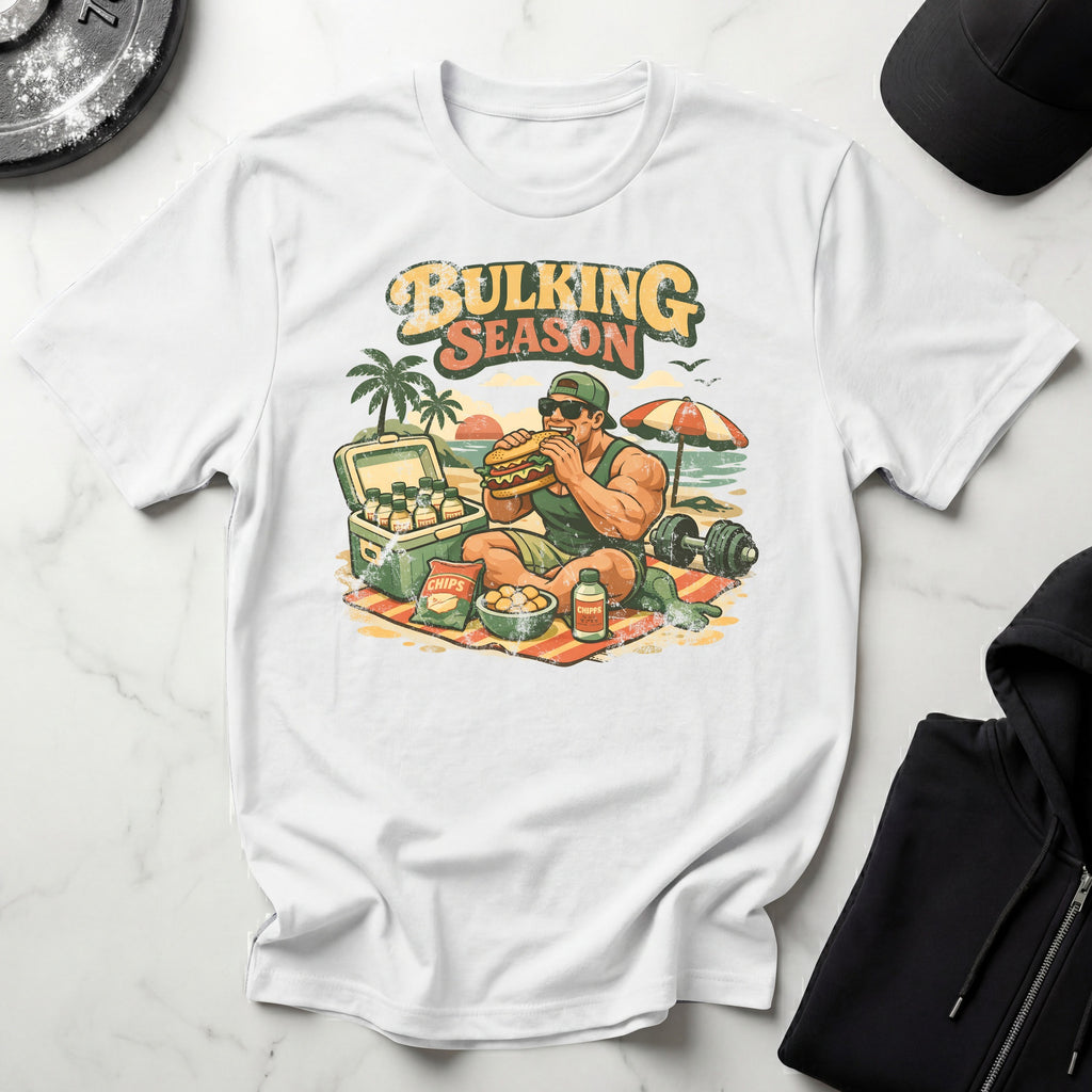 Retro Venice Beach Bulk Season Gym T-Shirt
