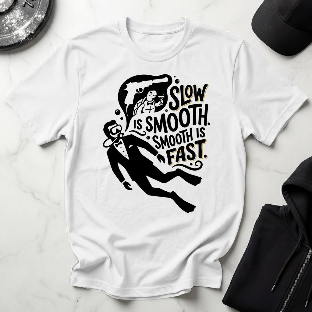 Retro Scuba Designer Gymwear T-Shirt