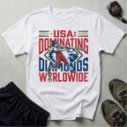 Softball USA Dominating Vintage Gymwear T-Shirt