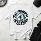 The Symptom Is The Cure Surf Addict Designer T-Shirt