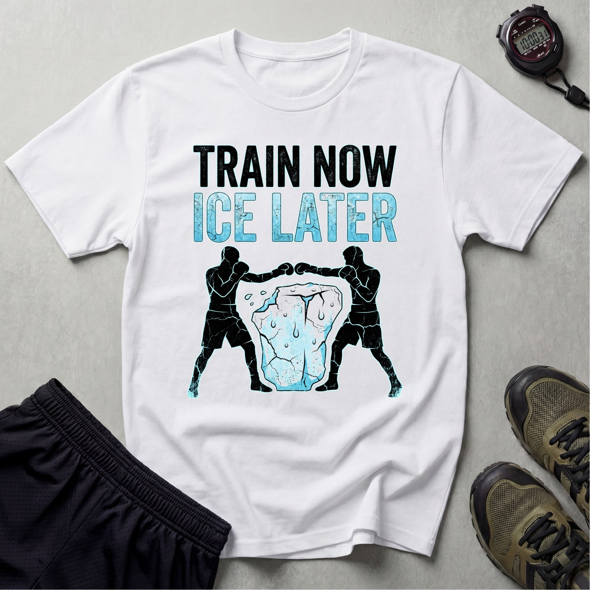 Train Now Ice Later Boxing Gymwear T-Shirt