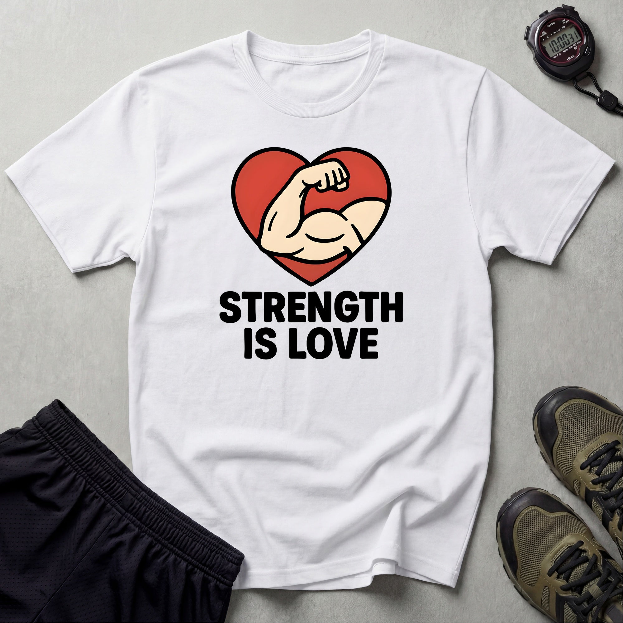 Powerful Heart Emblem T-Shirt