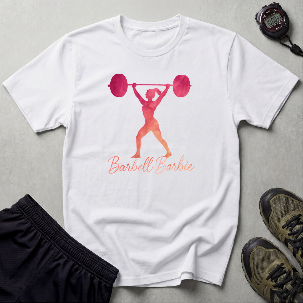 Barbell Barbie silhouette T-Shirt