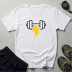 Lightning bolt dumbbell T-Shirt