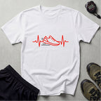 Sneaker Heartbeat Illustration T-Shirt