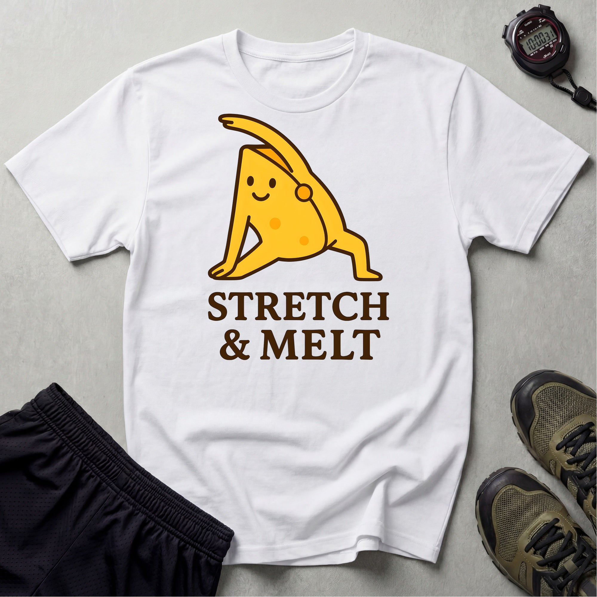 Cheese Stretch Pose T-Shirt